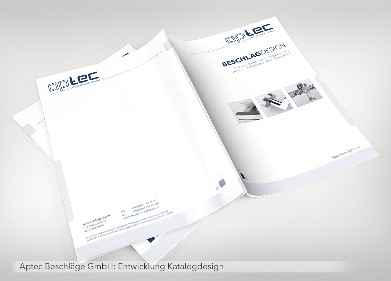 Visual Unlimited Aptec Katalogdesign