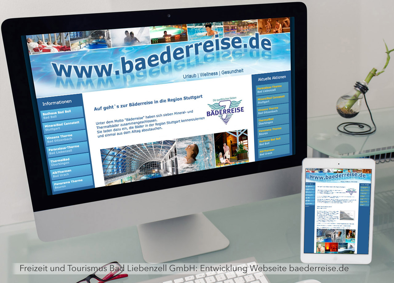 Visual Unlimited Bad LiebenzellWebseite Bäderreise