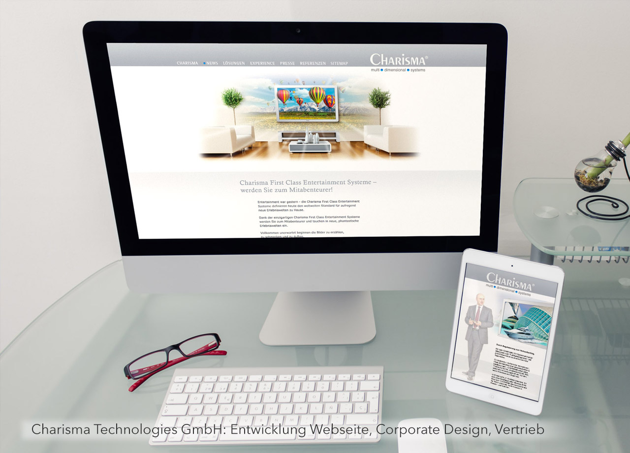 Visual Unlimited Charisma Technologies Webseite