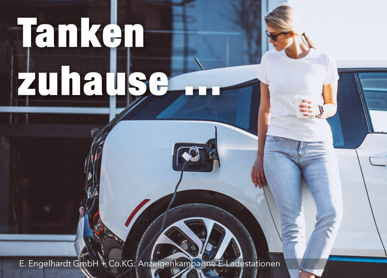 Visual Unlimited E Engelhardt Anzeigenkampagne E-Ladesäulen