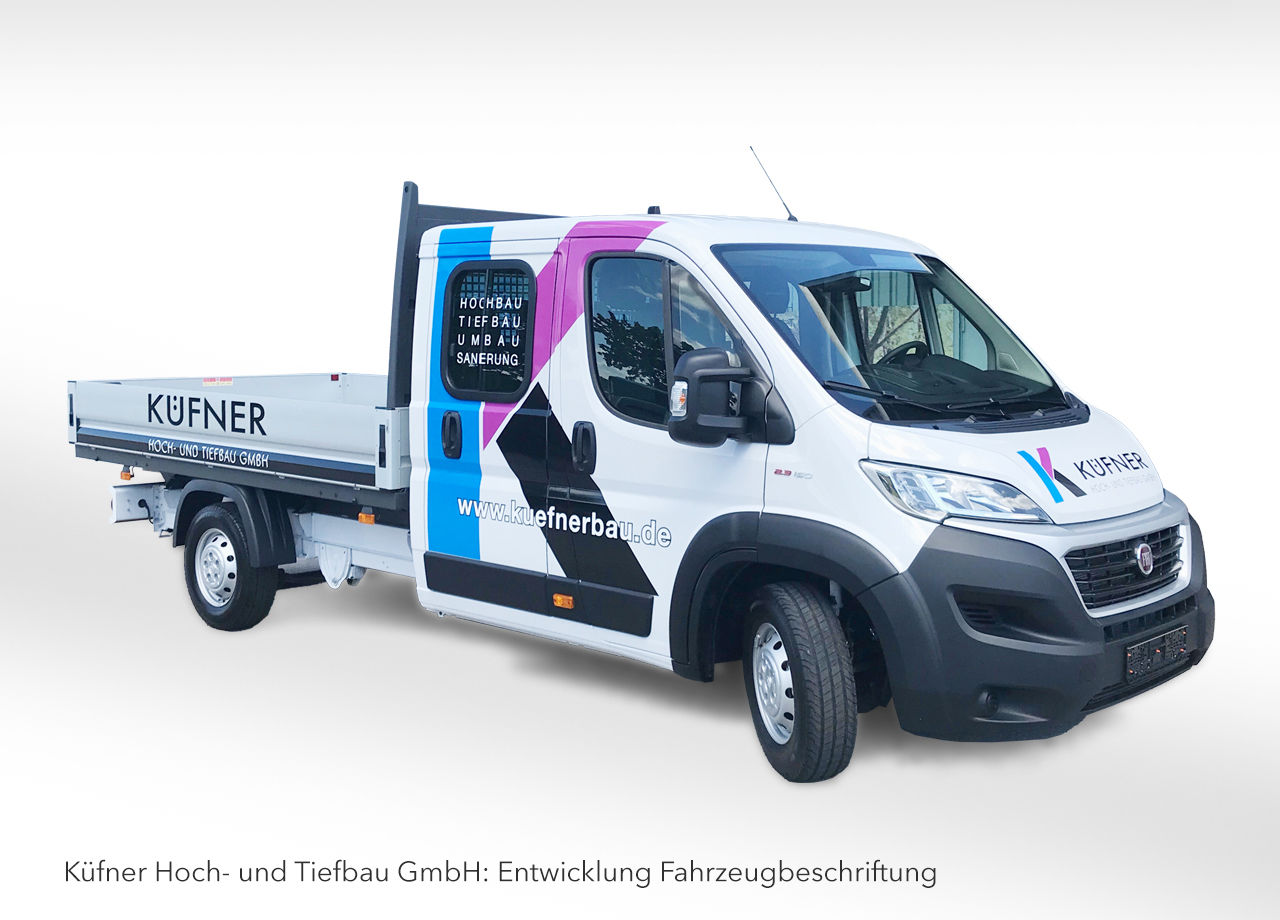 Visual Unlimited Küfner Entwicklung Fahrzeugbeschriftung
