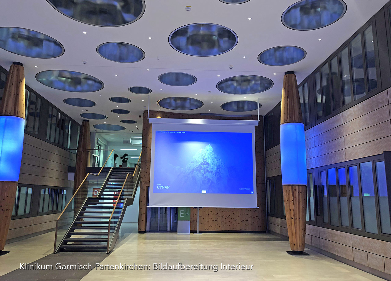 Visual Unlimited timesave GmbH Bildbearbeitung Klinikum Garmisch-Partenkirchen