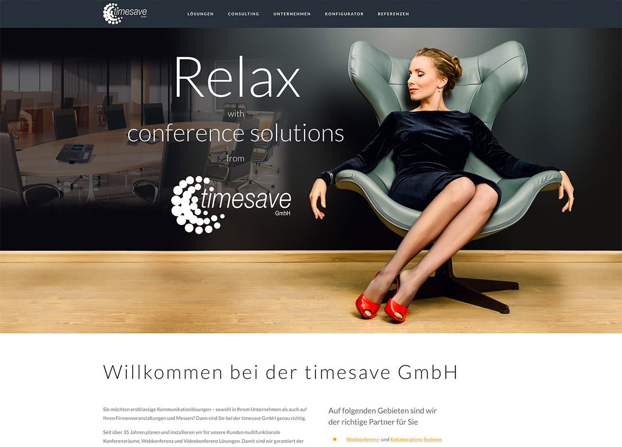 timesave GmbH Nürnberg Internetseite