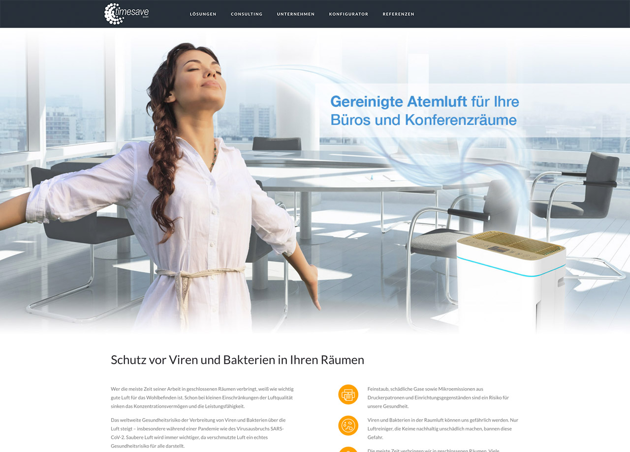timesave GmbH Nürnberg Luftreinigung Systeme