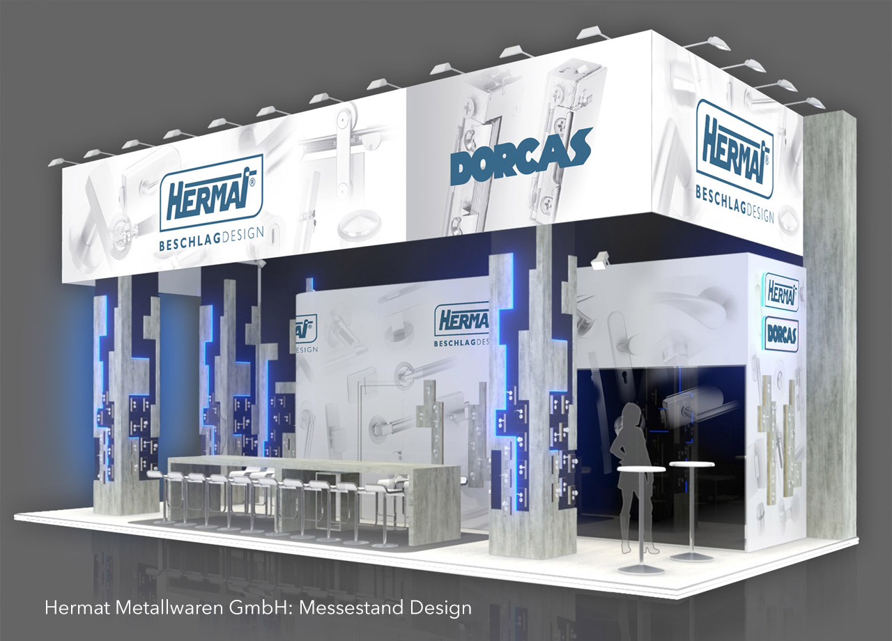 Visual Unlimited Hermat Messestand Design