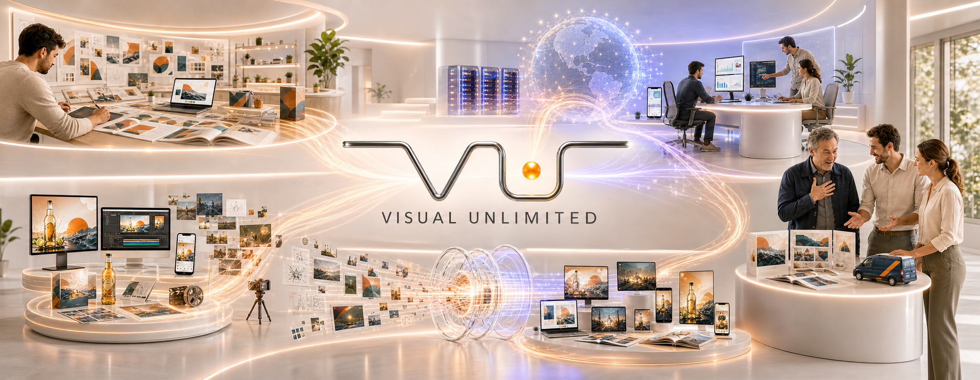 Mit Visual Unlimited erleben Sie für Ihr Unternehmen bestes Marketing auf allen Ebenen.