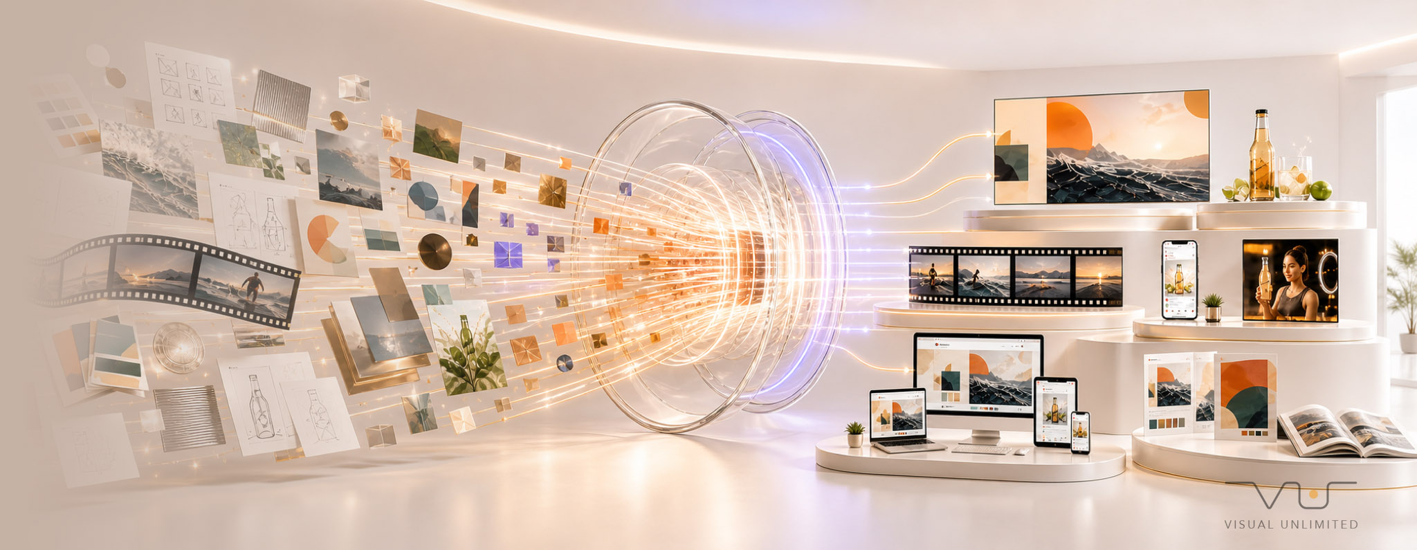 Visual Unlimited optimiert Kreativitäts- und Produktion mit KI-gestützten Marketingmethoden in Lichtgeschwindigkeit